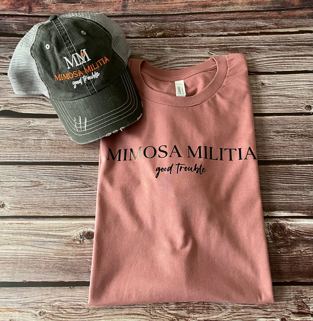 Celebrity Crew Neck Tee with Black Foil