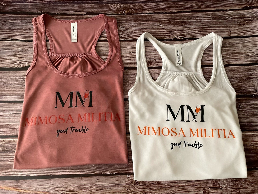 Flowy Racerback Tank with Classic Logo